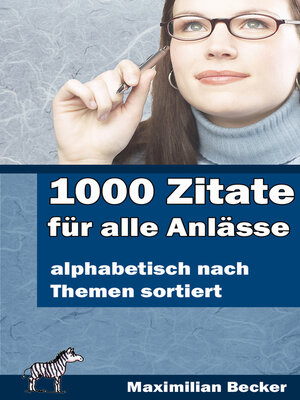 cover image of 1000 Zitate für alle Anlässe